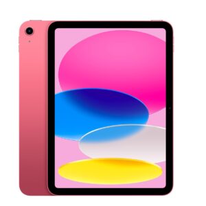 Pre-owned Apple iPad with A16 chip: 11-inch Liquid Retina Display, 128 GB, Wi-Fi 6, 12MP Front / 12MP Back Camera, Touch ID, All-Day Battery Life — Pink