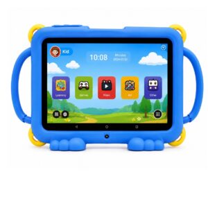 7 Inch HD Android Tablet with 32GB Storage & Shockproof Case- Blue